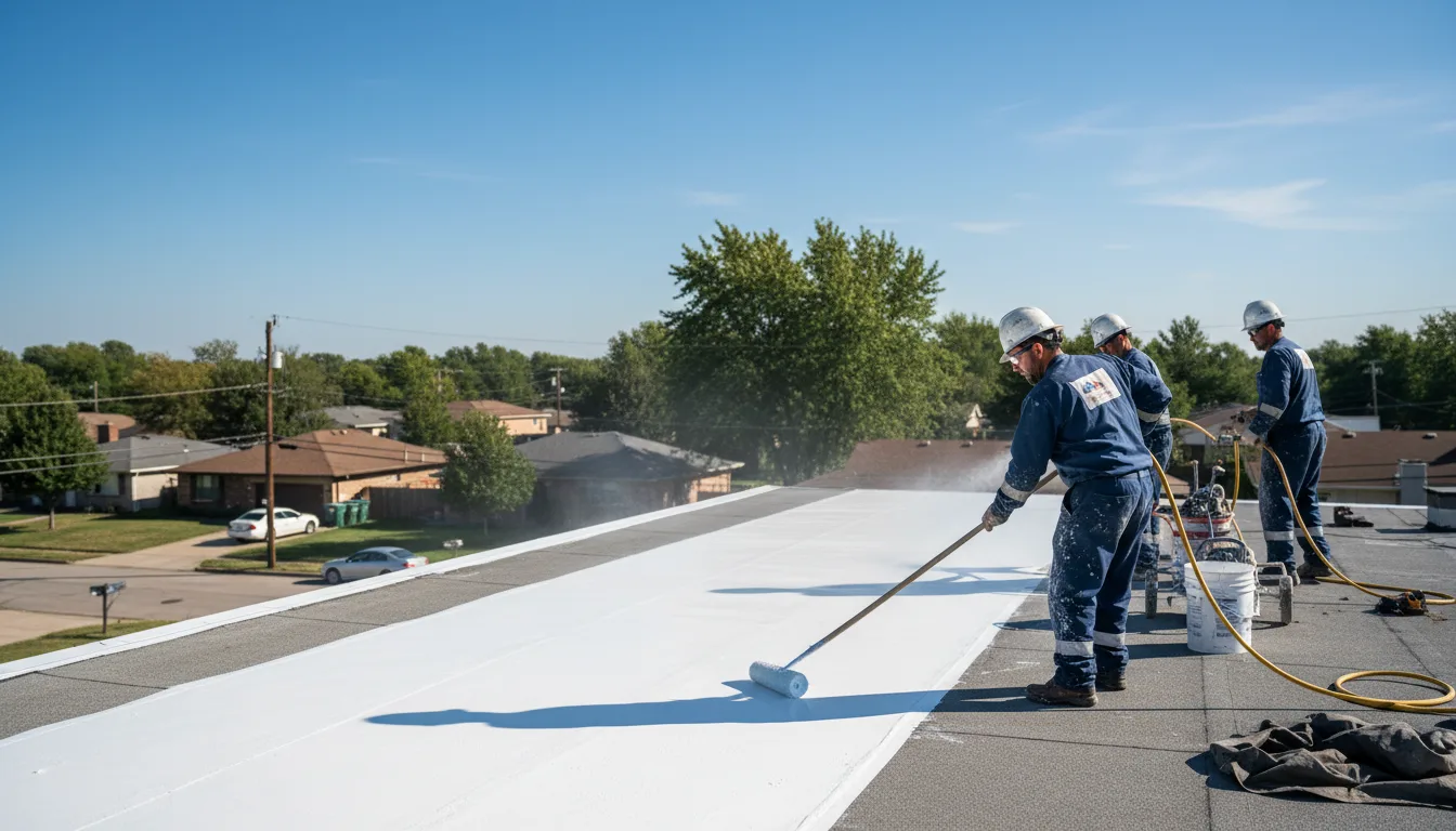 Commercial roof coating in Gilman, VT near me
